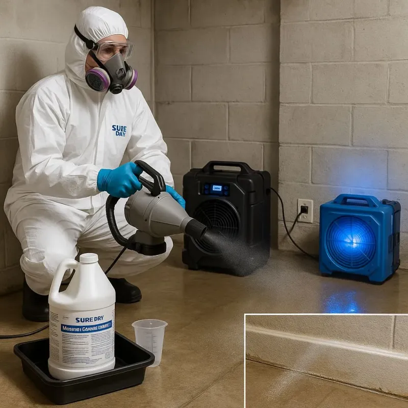 Sanitization and Odor Removal process in Pittston, ME
